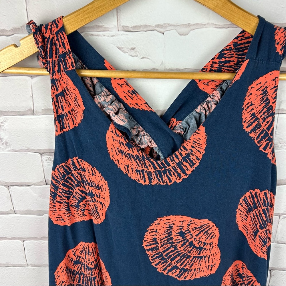 ARKITECT Shell Ruffle Maxi Dress Beachwear Summer Vacation Style - Picture 6 of 7